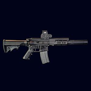 M16 PDW .300 Blackout Suppressed
